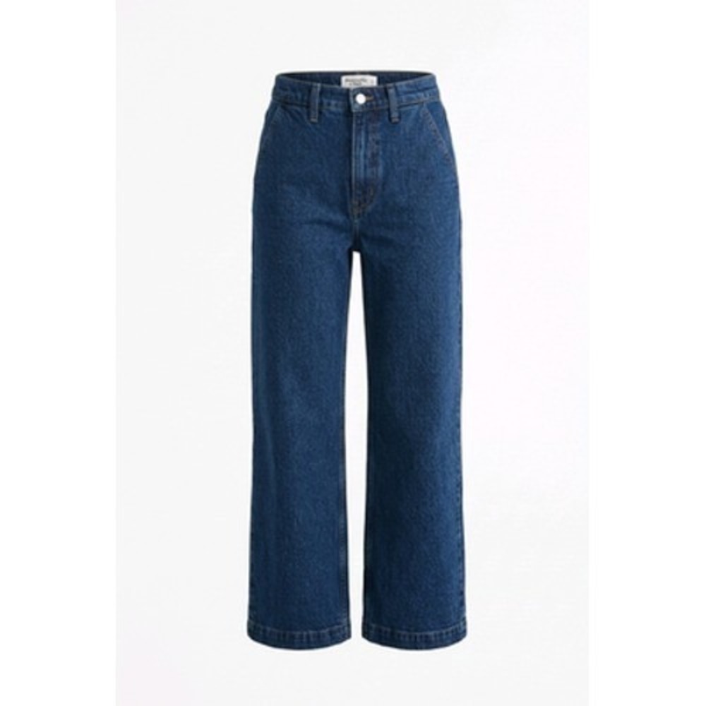 Abercrombie & Fitch Jeans Womens 4 27 Blue 90s Relaxed High Rise Straight Denim